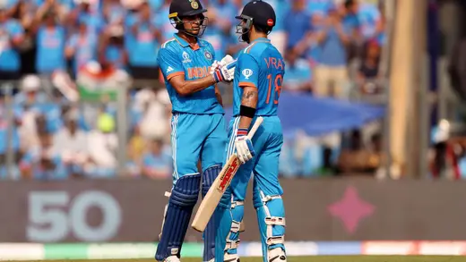 Kohli and Gill's Fun Partnership Crushes West Indies