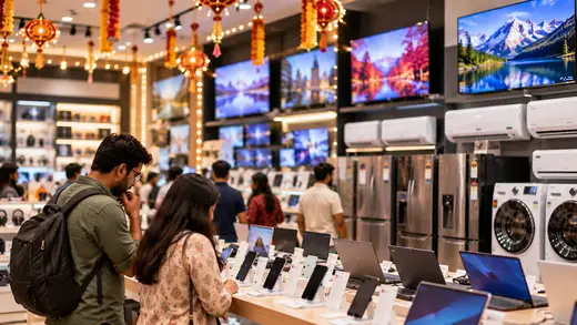 Electronic prices rise, discounts fade: Can financing sustain festive sales