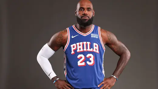 LeBron James Stuns Fans in 76ers Jersey at Media Day