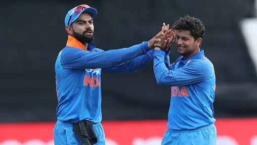Kuldeep Yadav's Bowling Magic as Kohli Dazzles in ODI Showdown