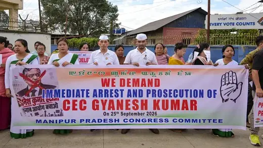 Opposition Parties Demand Election Chief's Resignation Amid Protests