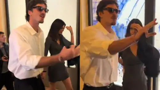 Jacob Elordi Asks Paps to Chill While Kendall Struts in Paris