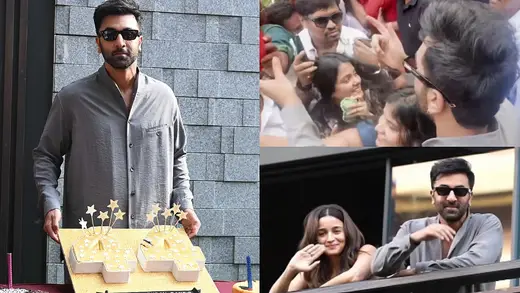 Ranbir Kapoor Turns 44: Cake, Fans, and Balcony Waves