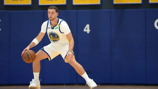 Podziemski's Hair Steals the Show at NBA Media Day