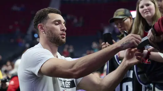 Zach LaVine's Wife Reacts to Kings Reporters' Hot Mic Moment