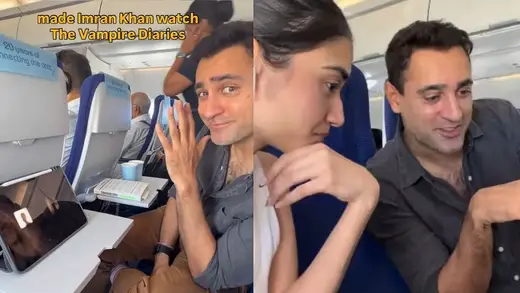 Imran Khan's Epic Flight Encounter with Vampire Diaries Fan