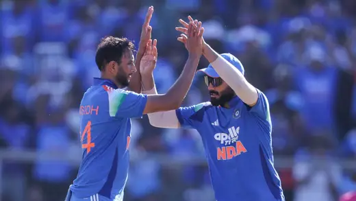 Naman Dhir's Epic Dive Dismisses Carty in ODI Showdown