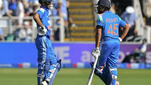 India's Gill and Rohit Shine Bright in ODI Victory