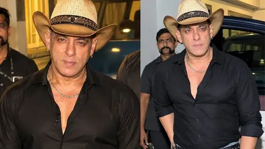 Salman Khan Flexes Abs And Cowboy Vibes While Calling Out Paps