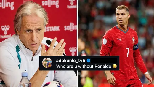 Jorge Jesus Sparks 55,000 Comments by Benching Ronaldo