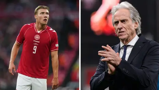 Hojlund Channels Ronaldo, Playfully Shoves Jesus After Loss
