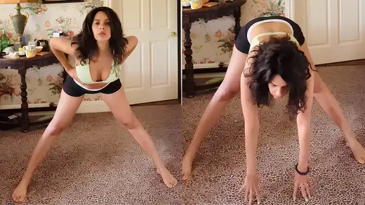 Mallika Sherawat's Enchanting Morning Yoga Stretch Unveiled