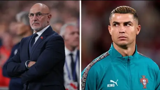 Spain Coach Keeps Calm Amid Ronaldo's Portugal Drama