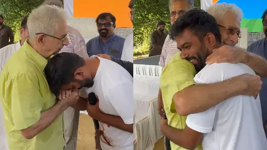 Star-Studded Protest: Naseeruddin Shah Meets Abhijeet Dipke