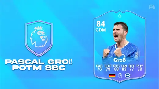 Grab Pascal Groß’s Premier League POTM Card for Cheap!
