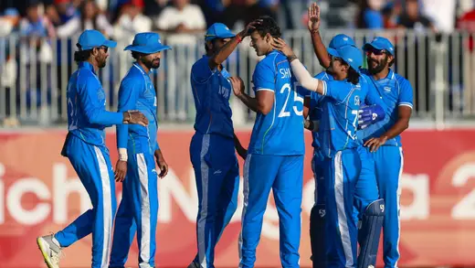 Shivam Dube's Last Ball Heroics Bring Home Gold for India