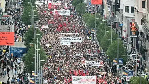 Spain Housing Protests Erupt Following Rejection of Aid Plans