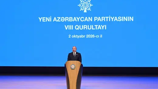 Aliyev Shouts Out China and U.S. as Superpower Champs