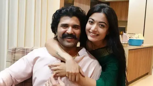 Rashmika's Tearful Encounter with Vijay on Geetha Govindam Set
