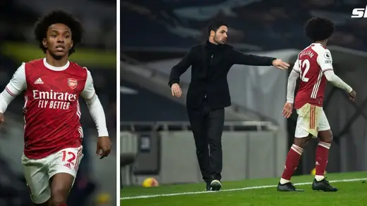 "I made a big mistake" - Chelsea icon Willian opens up on unhappy time at Arsenal under Mikel Arteta