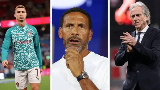Rio Ferdinand Calls Out Jorge Jesus for Ronaldo Treatment