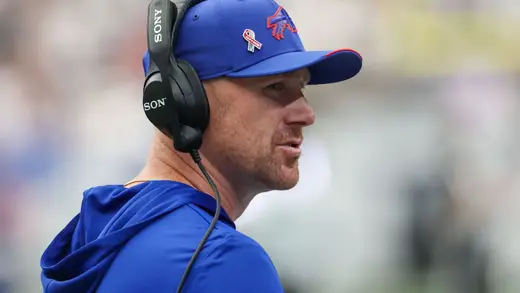 "Absolute cornball," "This guy has lost it": NFL fans rip Joe Brady over comments about Bills defensive struggles