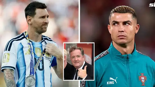 Piers Morgan Claims Cristiano Ronaldo Is The GOAT Over Messi
