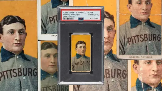 Honus Wagner Baseball Card Smashes $1 Million Mark at Auction