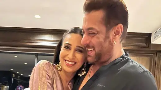 Karisma Kapoor Surprises Salman Khan On Koffee With Karan 9