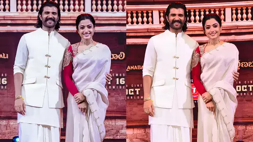 Rashmika And Vijay Steal The Show At Ranabaali Event