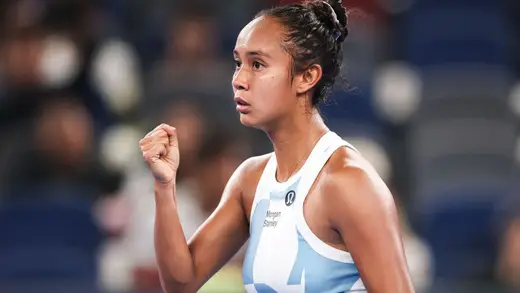 Leylah Fernandez Battles Ostapenko In Wuhan Open Clash