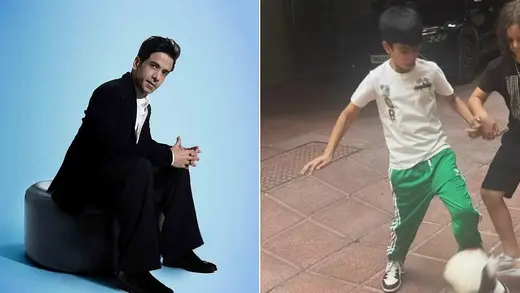 Tusshar Kapoor And His Son Laksshya Have Soccer Fun In Kolkata