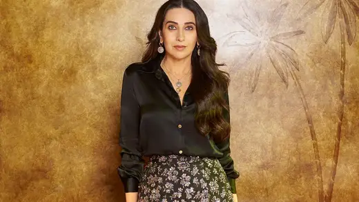 Karisma Kapoor Dazzles In Sabyasachi On Koffee With Karan