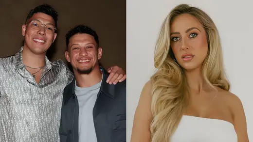 Brittany Mahomes Struts Her Stuff While Jackson Cheers Her On
