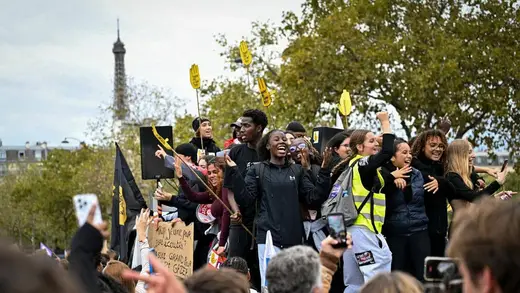 French Students Protest Over School Conditions And Culture