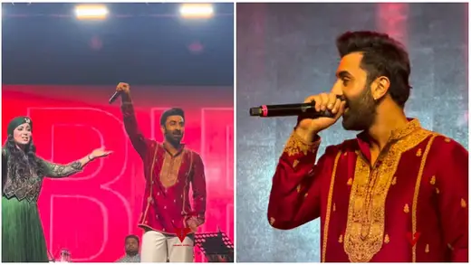 Ranbir Kapoor Steals The Show With Kabira At Durga Puja