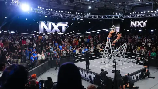 Channing Lorenzo's Scary Fall Stops WWE Match