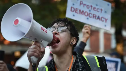 Crowds Gather at Falls Park for Vote Early Protest