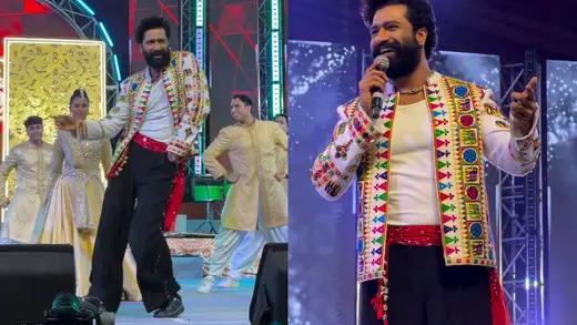 Vicky Kaushal Dazzles At Reliance Garba In Jamnagar