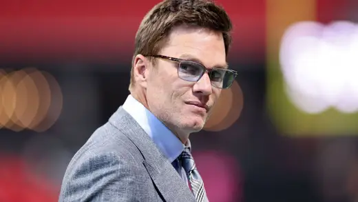 Tom Brady Cheers On Caleb Williams During Bears-Falcons Clash