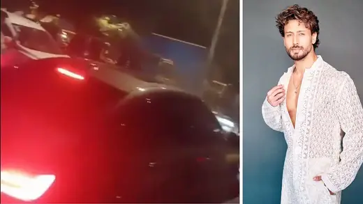 Tiger Shroff Caught In Juhu Action Scene With Gunshots