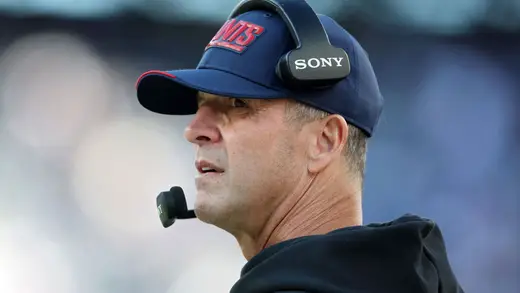 Giants Coach Harbaugh Faces Fan Backlash Over Skattebo Drama