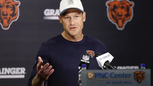 Bears Coach Ben Johnson's Dance Moves Get Roasted Online