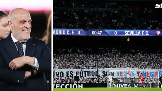 Tebas Takes Aim At Real Madrid Fans Over Banner Drama