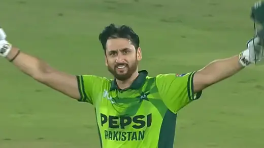 Salman Ali Agha Hits Century And Celebrates With Style
