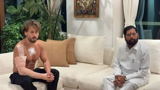 Tiger Shroff Escapes Juhu Shooting With Bandaged Arm