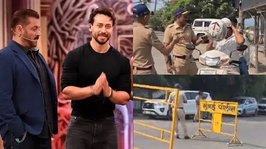 Security Tightened Outside Salman Khan's Galaxy Apartments