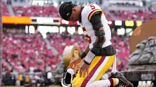 Jayden Daniels' 4th Down Fumble Leaves Fans Shaking Heads