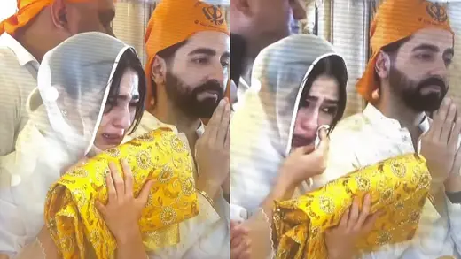 Sara Ali Khan Gets Teary-Eyed At Golden Temple With Ayushmann