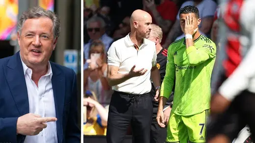 Piers Morgan Goes Off On Erik Ten Hag Over Ronaldo Drama